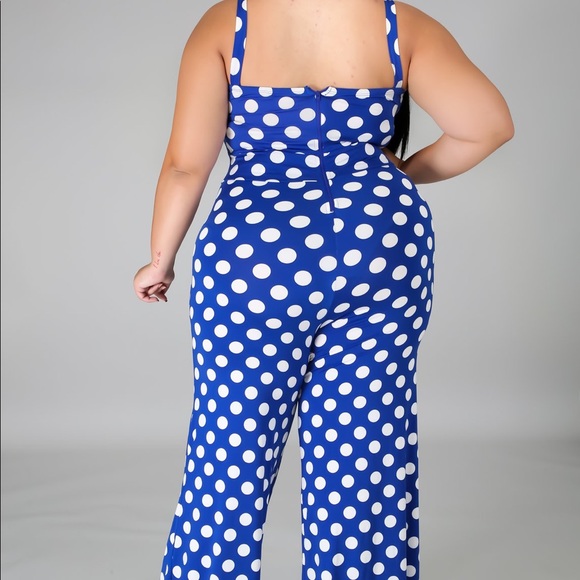 Polk Dot Jumpsuit - Picture 3 of 3